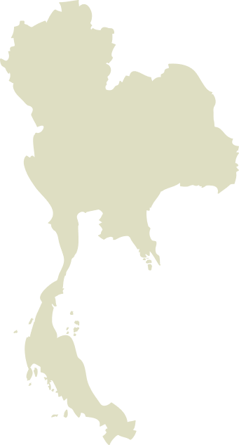 Carte géographique de la Thaïlande