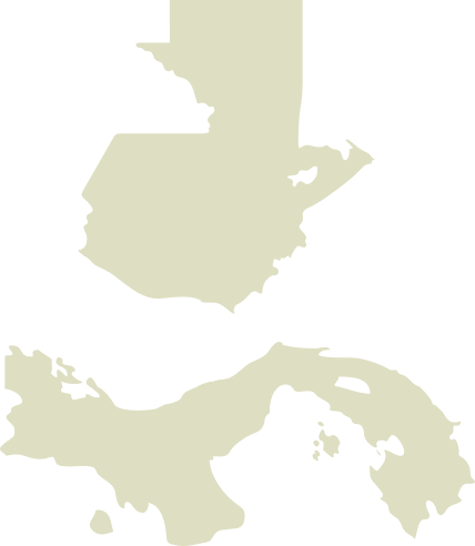 Mapa de Guantemala Panamá